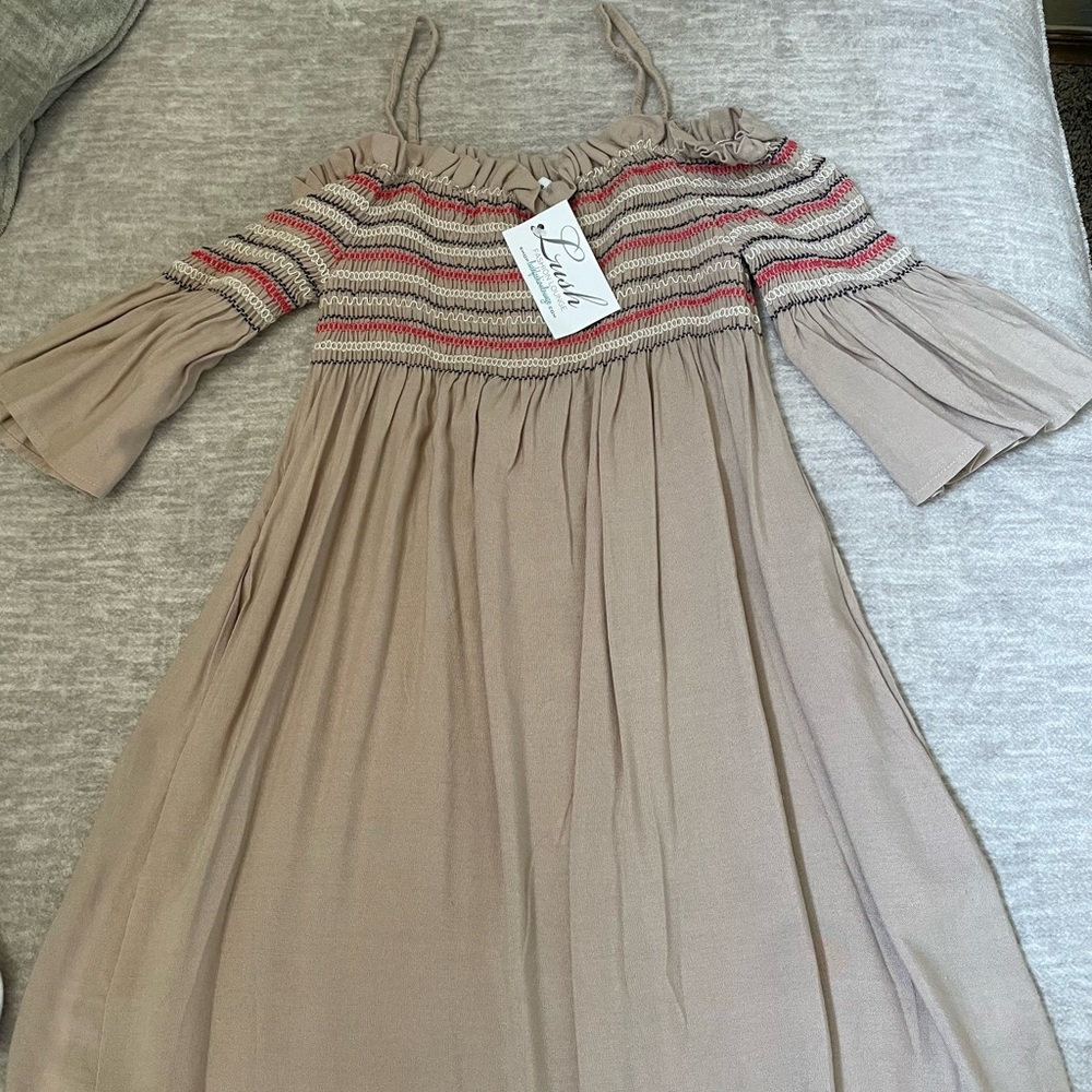 Taupe dress